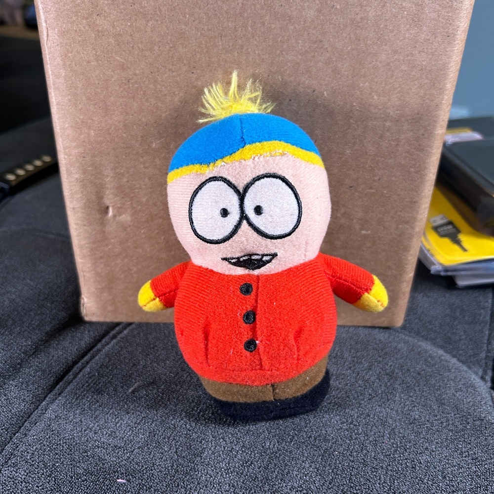 South Park 7" Eric Cartman Plush Stuffed Toy Doll Fluffy Cap Comedy Central